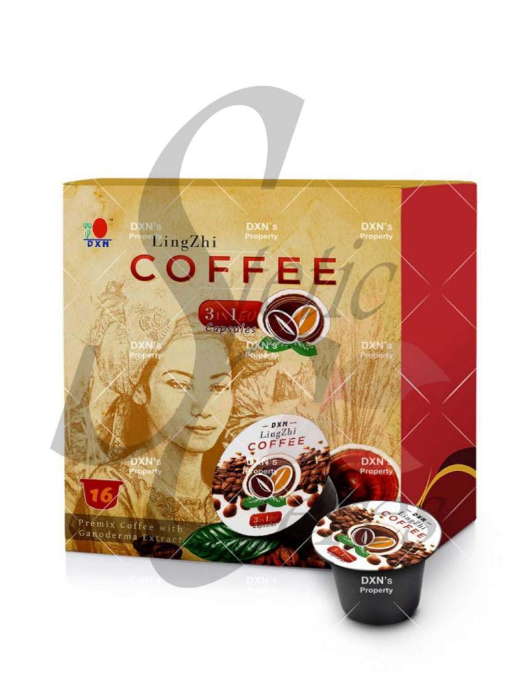 Lingzhi Café 3 en 1 Cápsulas con Ganoderma DXN