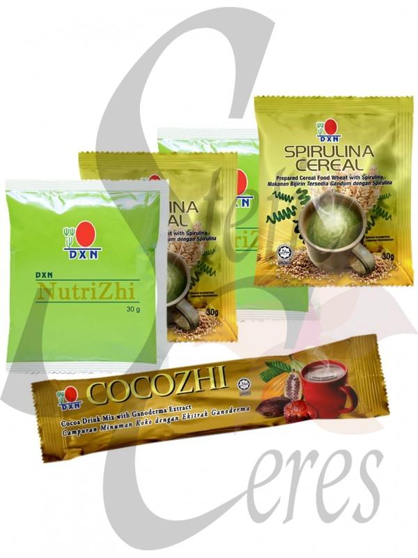 Pack Degustación Buenos días DXN cafés con espirulina saludables