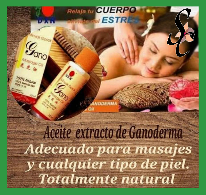 Aceite con Ganoderma para un cuerpo con estrés DXN